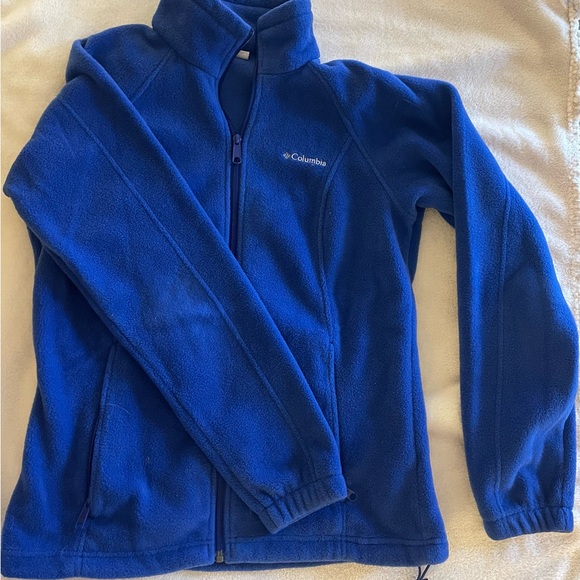 Columbia Vibrant Blue Fleece Jacket - Picture 1 of 2